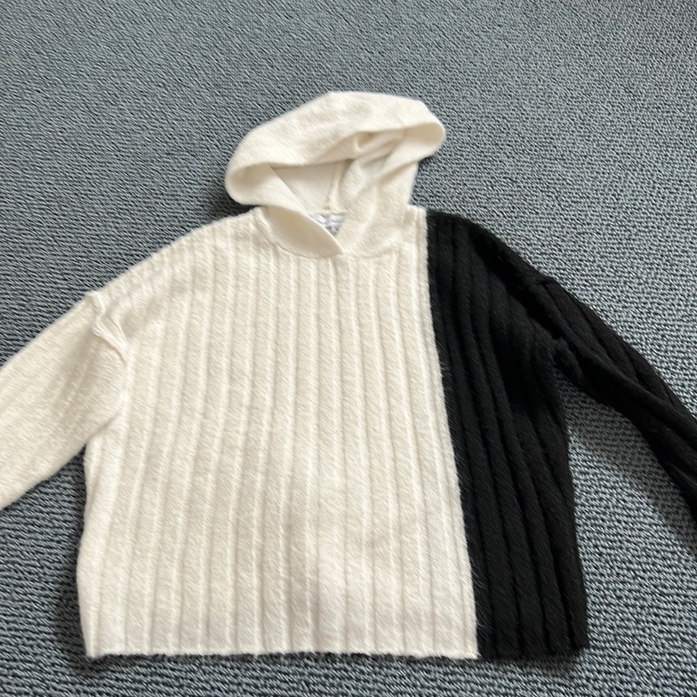 Girls Central Park west ribbed hooded sweater size 10